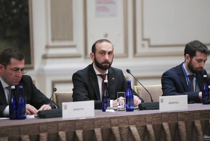 Azeri troops must withdraw from territory of Armenia – FM Mirzoyan at US-mediated meeting 
with Bayramov