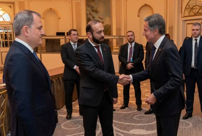 US Secretary of State encourages Armenian, Azerbaijani FMs to meet again before end of 
September