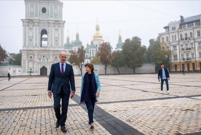    Глава МИД Франции прибыла в Киев
