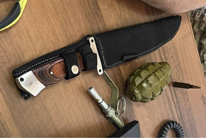 Полиция задержала в Ереване мужчину с гранатой