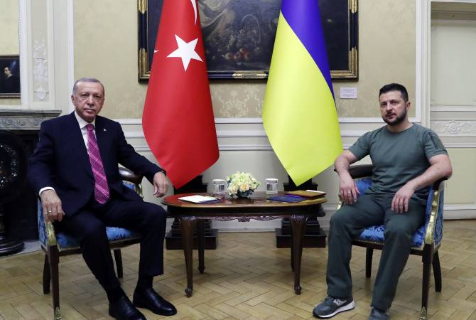 Թուրքիայի նախագահը հեռախոսազրույց է անցկացրել ուկրաինացի գործընկերոջ հետ 