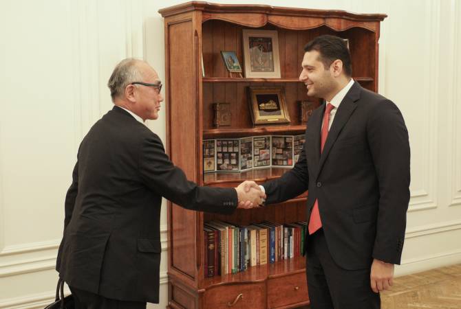 Вице-премьер  РА  и  посол  Японии  обсудили  последствия   агрессии  Азербайджана  
против  Армении
