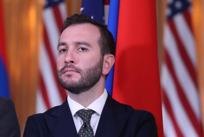 Parliament majority leader calls on US congressmen to continue pressuring Azerbaijan to 
suppress aggression 
