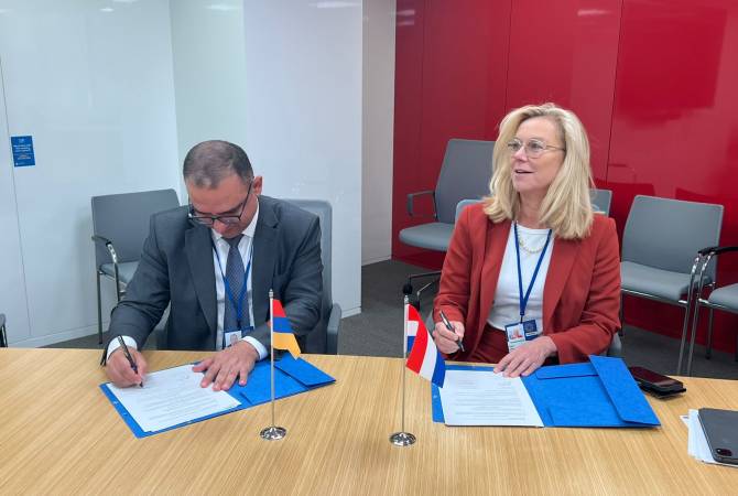 Armenian, Dutch Finance Ministries sign MoU