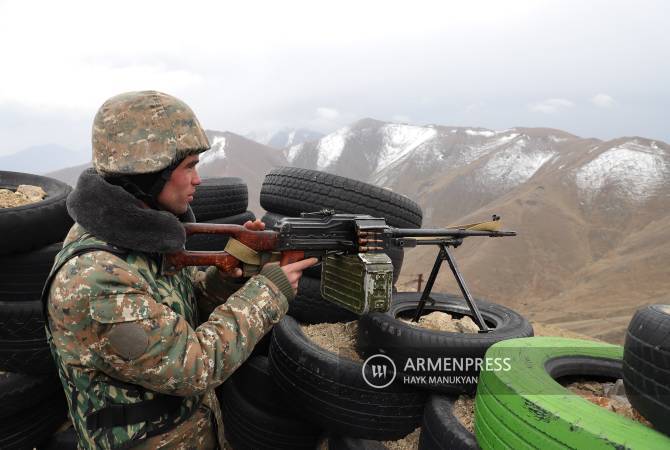Azerbaijan opens fire at Armenian military positions 