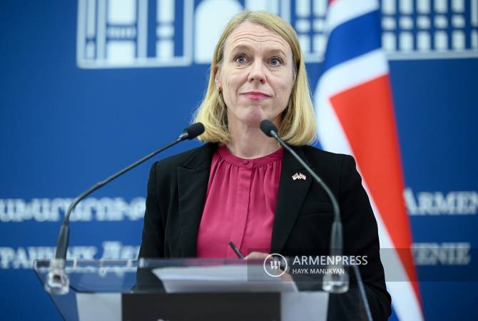 Foreign Minister reaffirms Norway’s readiness to support Armenia’s sovereignty and territorial 
integrity