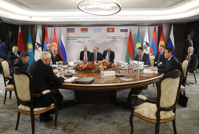 المبادئ الأساسية للنظام الاقتصادي العالمي موضع تساؤل-رئيس الوزراء باشينيان بجلسة المجلس 
الحكومي الدولي الأوراسي- 