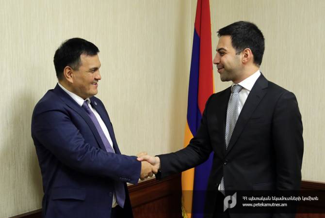  Председатель Комитета государственных доходов Армении принял делегацию 
Государственной налоговой службы Кыргызстана 