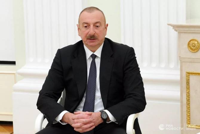Aliev afirmó que Azerbaiyán no está en contra de las consultas en el formato Azerbaiyán-
Georgia-Armenia