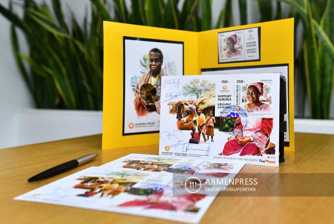 New stamp released in honor of 2021 Aurora Prize Laureate Julienne Lusenge - Vimarsana News