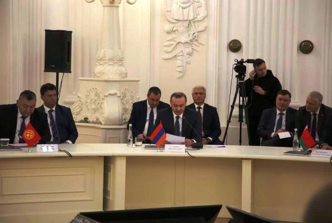 Discours d’Armen Grigoryan lors de la réunion des Secrétaires des Conseils de sécurité des 
États membres de la CEI 