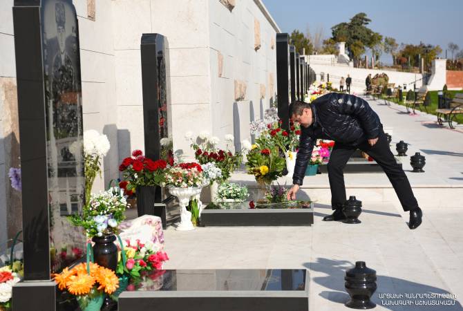 President Harutyunyan pays tribute to memory of heroes fallen at 2020 Artsakh War