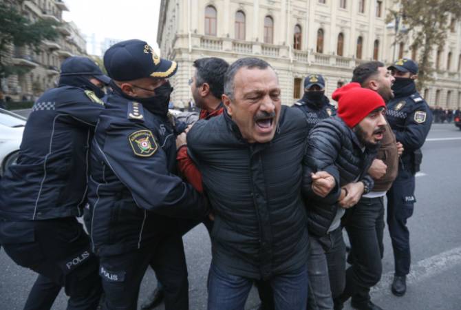 В Азербайджане задержаны более 200 демонстрантов