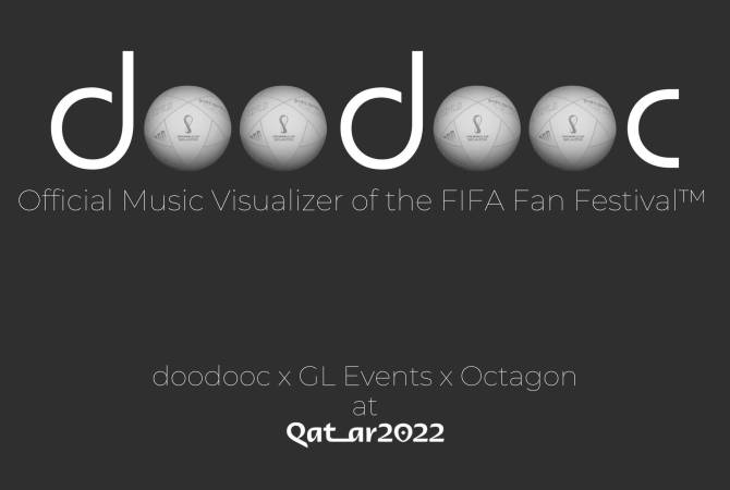 Armenian startup doodooc is the official music visualizer of FIFA Fan Festival 2022