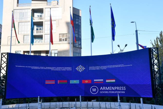 Երևանում մեկնարկեց ՀԱՊԿ արտգործնախարարների, պաշտպանության 
նախարարների և ԱԽ քարտուղարների համատեղ նիստը 


