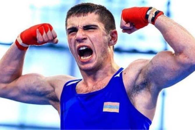 عضو منتخب أرمينيا للملاكمة إريك إسرايليان يحرز بطولة العالم للشباب في وزن 60 كغ