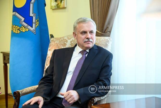 ОДКБ предложила меры содействия Армении, в том числе и направление миссии на 
границу с Азербайджаном: Зась


