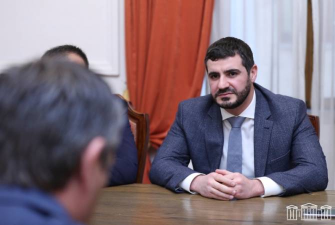 Председатель Постоянной комиссии НС Армении по вопросам европейской интеграции 
принял делегацию парламента Греции