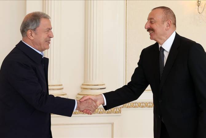 Presiden Azerbaijan menerima kepemimpinan militer Turki 