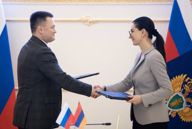 Հայաստանի և Ռուսաստանի գլխավոր դատախազներն ստորագրել են ՀՀ և ՌԴ 
դատախազությունների 2023-2024-ի համագործակցության ծրագիրը