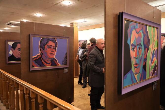 Министр ОНКС присутствовал на открытии выставки работ народного художника РА 
Анатолия Аветяна