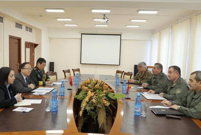 Armenian Armed Forces Chief of General Staff, Chinese Ambassador express readiness to 
continue cooperation 
