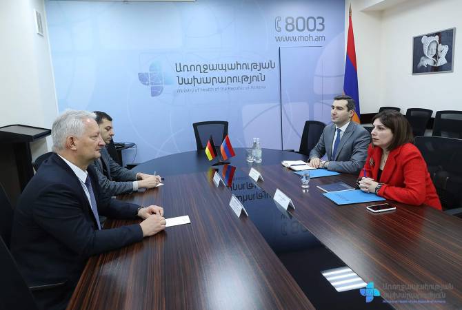 L'Ambassadeur d'Allemagne exprime sa préoccupation concernant la situation en Artsakh
