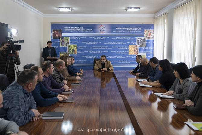 Despite the blockade, our goals are the same. The Minister of State of Artsakh introduces 
the newly appointed ministers