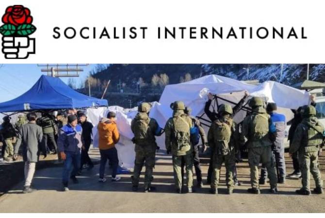 Socialist International urges Azerbaijan to ensure freedom and security of movement 
along Lachin corridor