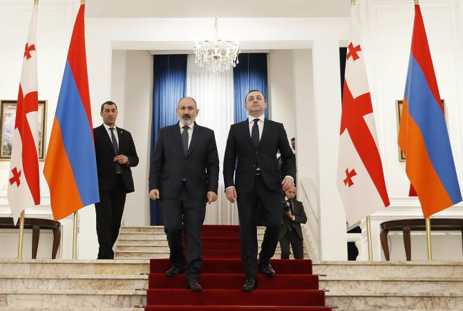 Réunion de la Commission intergouvernementale sur la coopération économique entre 
l'Arménie et la Géorgie à Erevan

