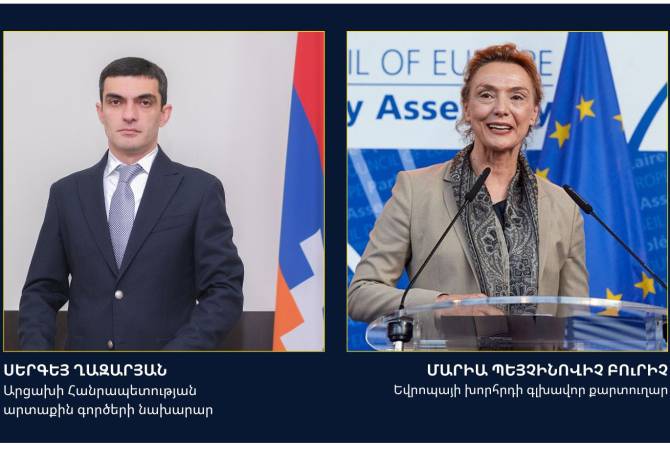 Artsakh Dışişleri Bakanı Avrupa Konseyi Genel Sekreterine Azerbaycan'ın soykırımcı 
politikasını önlenmeye çağırdı