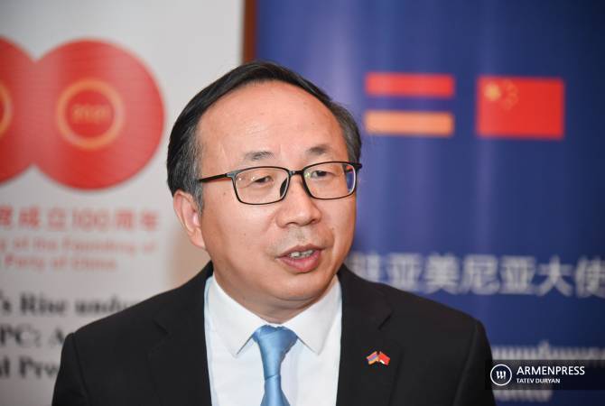 Посол Китая в Армении выразил соболезнования семьям военнослужащих, погибших 
в результате трагического пожара
