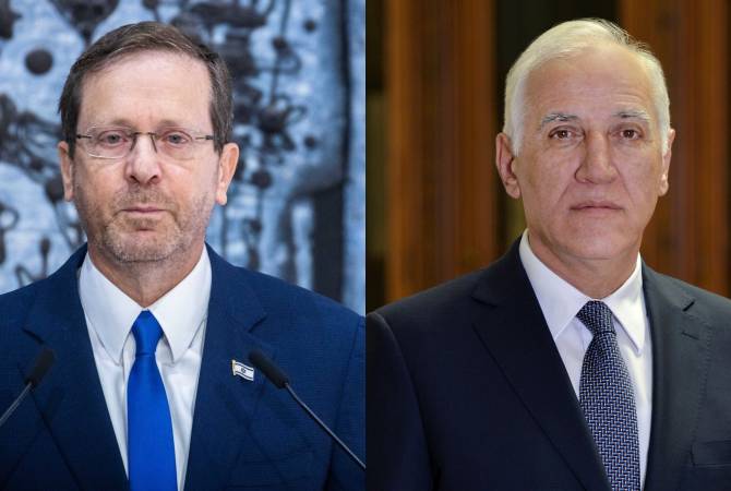 President of Israel offers condolences to Armenian President on the occasion of the death 
of 15 servicemen