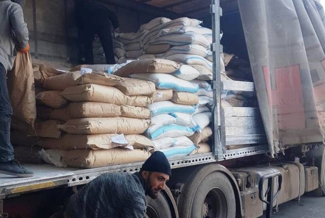 A causa del bloqueo del Corredor de Lachín 100 toneladas de alimentos del Fondo 
Armenia no pueden ingresar a Artsaj