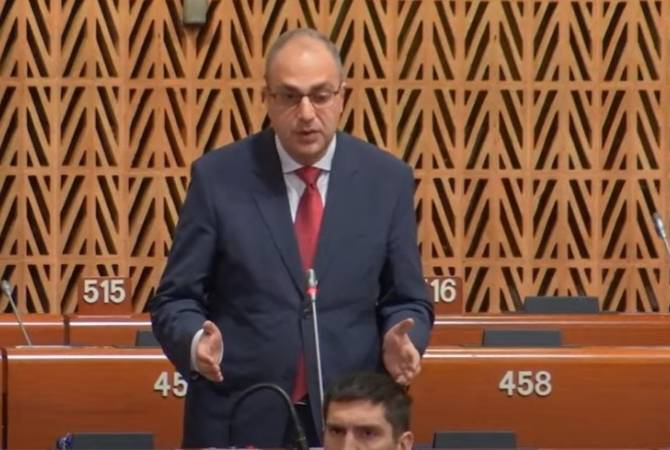 120 thousand people starving, we are waiting for the response of the international 
community. Vardanyan’s speech at PACE