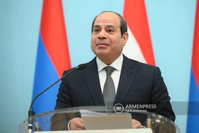 Armenian,Egyptian presidents discuss South Caucasus, strengthening of ties particularly at 
economic and investment level
