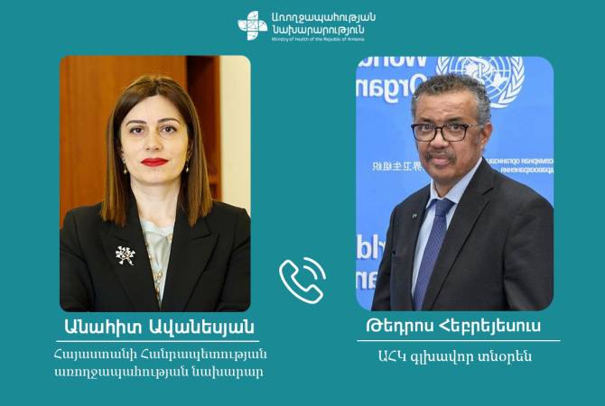 Министр здравоохранения Армении и генеральный директор ВОЗ обсудили ситуацию 
в Арцахе 