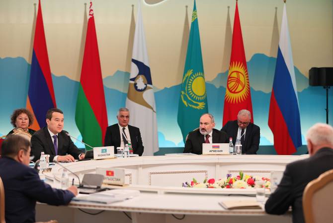 El primer ministro participó en la sesión del Consejo Intergubernamental Euroasiático