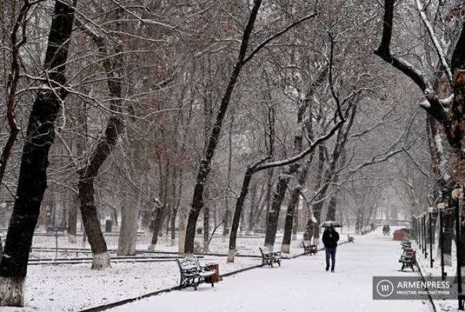  В Армении ожидаются снег и туман 
