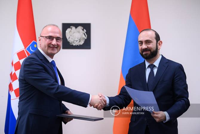 Армения и Хорватия будут сотрудничать в сфере дипломатического образования