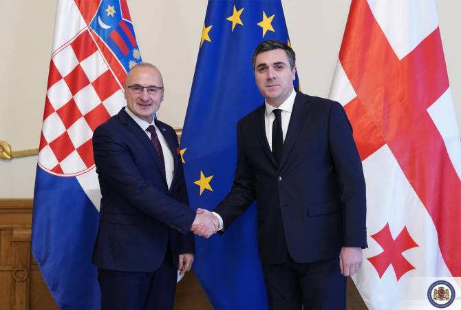 Georgia dan Kroasia menandatangani perjanjian kerja sama ekonomi
