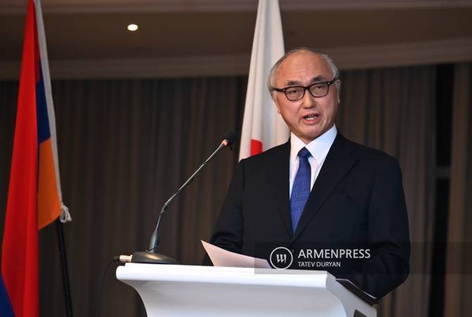 Япония настроена на сотрудничество с Арменией в решении армяно-
азербайджанских проблем: посол