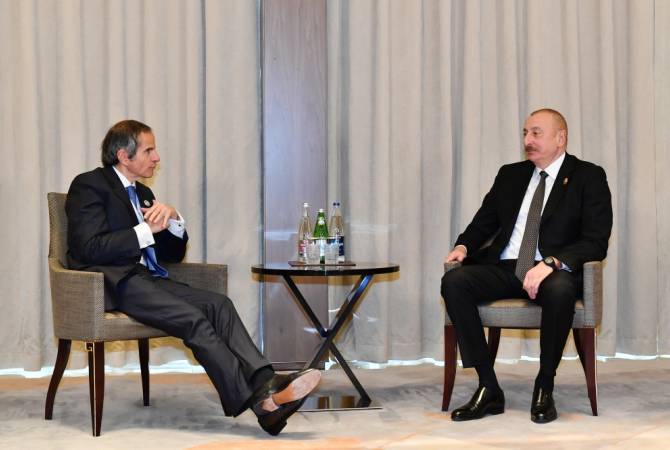 Aliyev tries to mislead IAEA chief on Armenian NPP apparently unaware of IAEA’s recent 
praise for safety improvements 