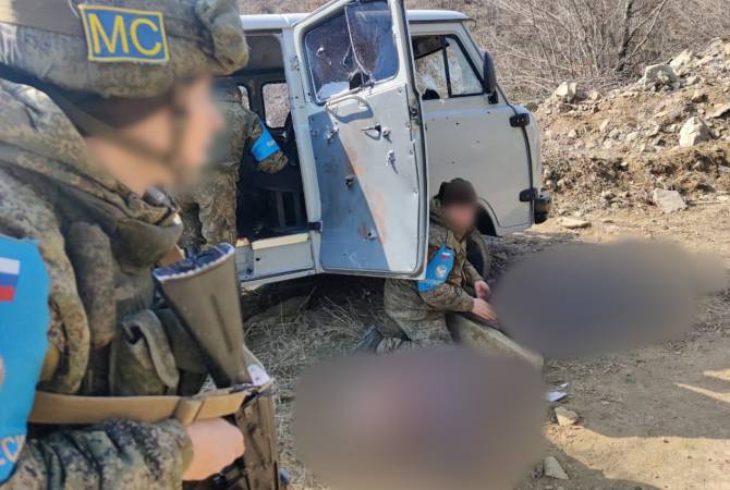 Le ministère russe de la Défense confirme l'attaque d'une voiture de police par les forces 
armées azerbaïdjanaises  