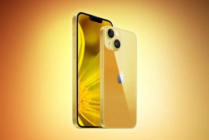  Apple анонсировала iPhone 14 и iPhone 14 Plus в желтом цвете 
