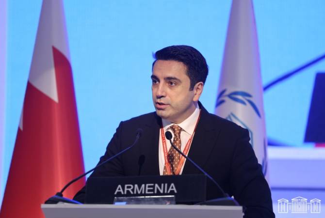 Делегация Парламента Армении во главе со спикером участвует в Ассамблее 
Межпарламентского союза