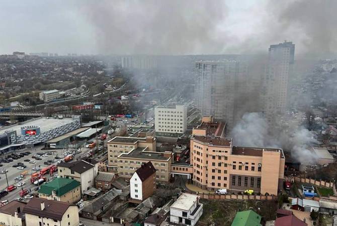  Произошел пожар на территории погрануправления ФСБ в Ростове-на-Дону, есть 1 
жертва 
