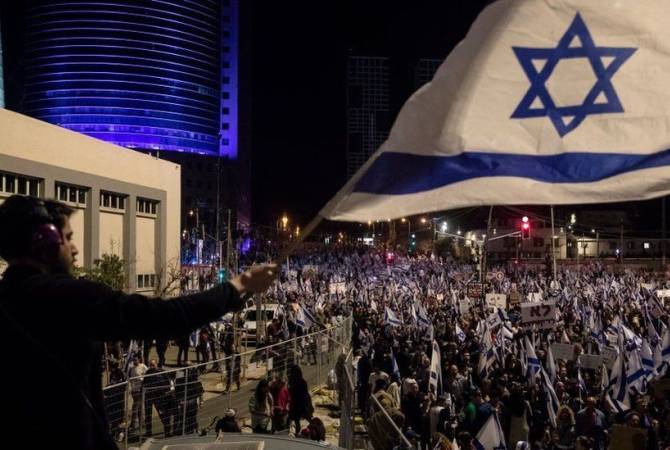  Оппозиция в Израиле проводит по всей стране протесты против судебной реформы 