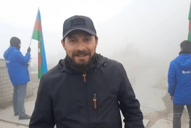 Appalling video from Lachin Corridor shows Azeri ‘eco-activist’ threatening to SLAUGHTER 
Armenians for KEBAB 