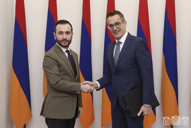  Председатель фракции “Гражданский договор” НС Армении принял посла 
Швейцарии  
